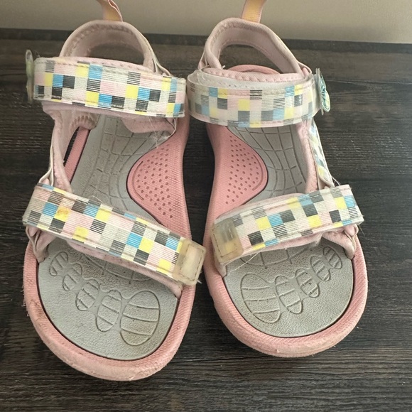 Other - Girls’ Size 2 Big Kid Outdoor Sandals – Pink & Multicolor